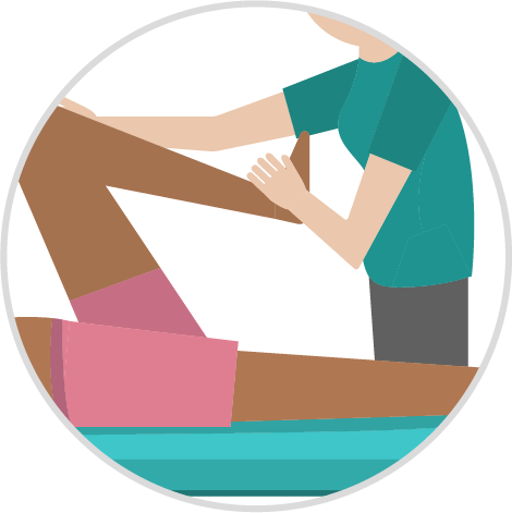 Fysiurgisk massage ikon